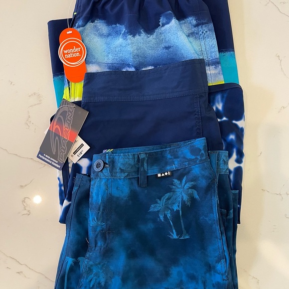 Swim Trunks 3 pair Bundle~ Boys ~ XXL ~ size 18 NWT - Picture 2 of 7